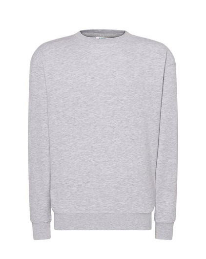Bluza basic klasyczna szary melanż SWRA
