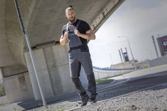 Spodnie ogrodniczki Ardon 4Xstretch - ciemnoszary