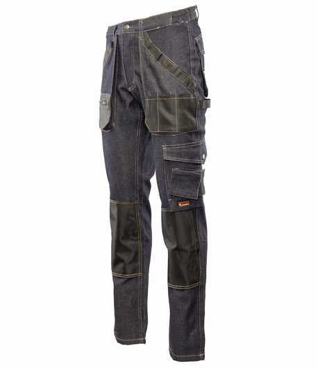 SPODNIE ROBOCZE DO PASA JEANS ROZCIĄGLIWE