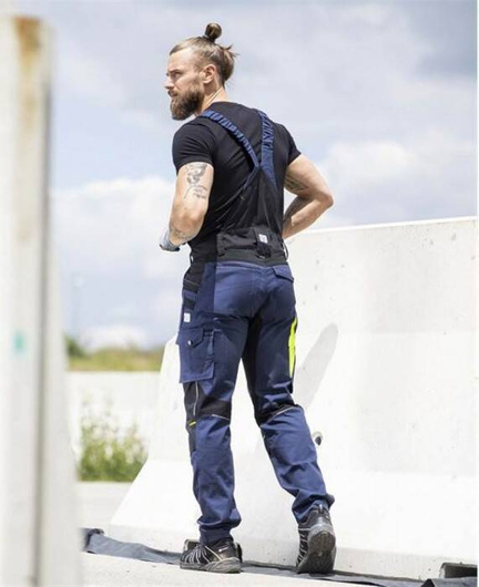 Spodnie ogrodniczki Ardon 4Xstretch - granatowy