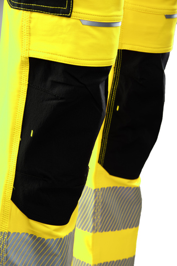 SPODNIE ROBOCZE OGRODNICZKI OSTRZEGAWCZE FLASH