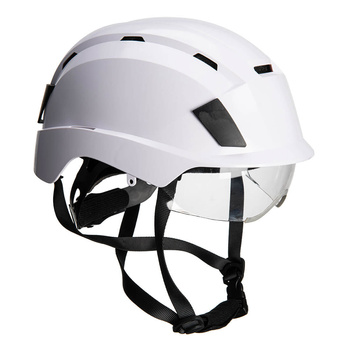 PS80 - Kask ze zintegrowaną wizjerką Biały