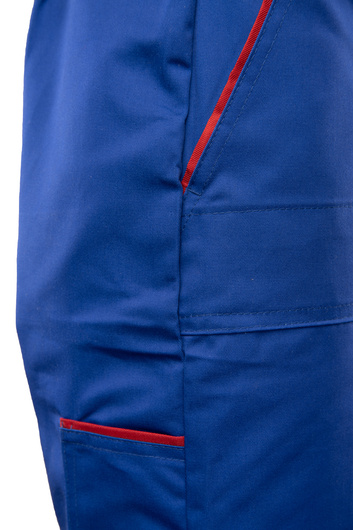 Spodnie robocze do pasa MAX POPULAR niebieskie