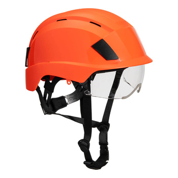 PS80 - Kask ze zintegrowaną wizjerką Pomarańczowy