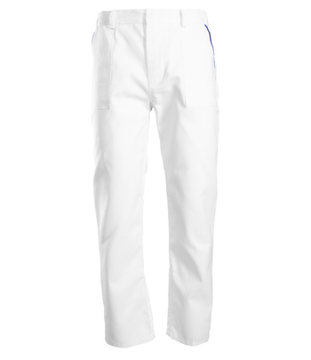 Spodnie robocze do pasa MAX POPULAR białe