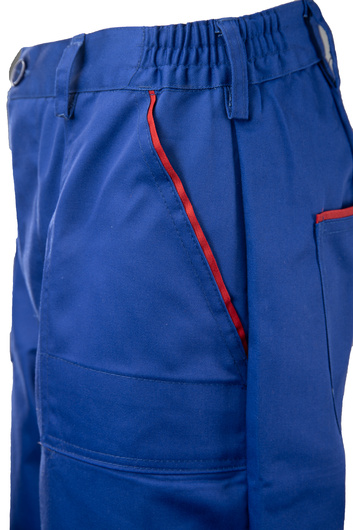 Spodnie robocze do pasa MAX POPULAR niebieskie