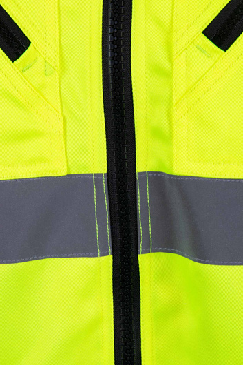 Kurtka ostrzegawcza odblaskowa bomber 3 w 1 BENEFIT HI VI