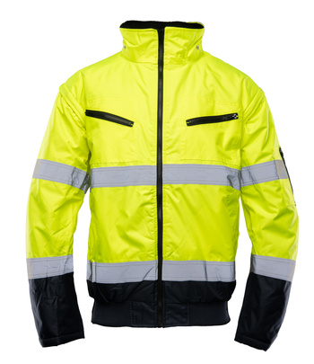 Kurtka ostrzegawcza odblaskowa bomber 2 w 1 BENEFIT HI VI
