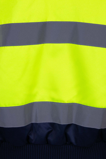 Kurtka ostrzegawcza odblaskowa bomber 3 w 1 BENEFIT HI VI