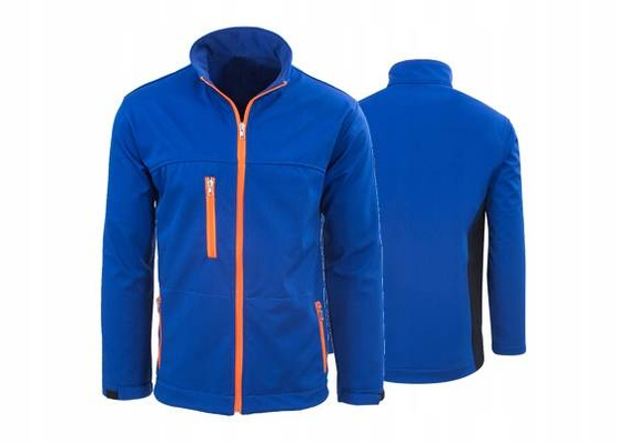 KURTKA SOFTSHELL NIEBIESKA