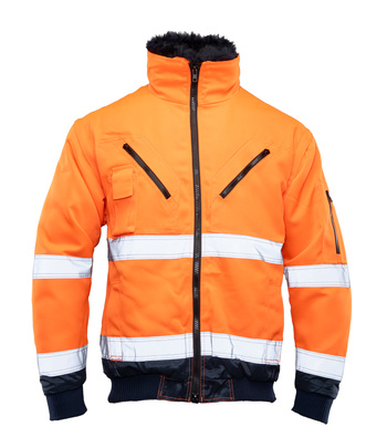 Kurtka ostrzegawcza odblaskowa bomber 3 w 1 BENEFIT HI VI