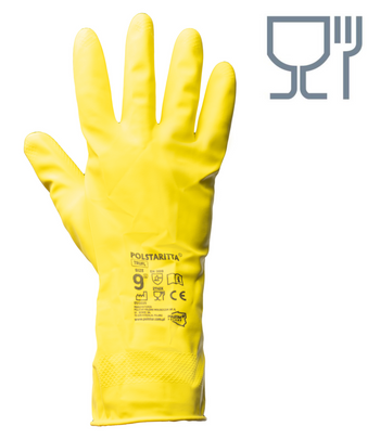 Rękawice chemiczne lateksowe POLSTARITTA GUMOWA