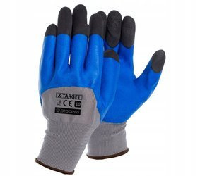 RĘKAWICE ROBOCZE Z PIANKĄ LATEKSOWĄ X-TARGET