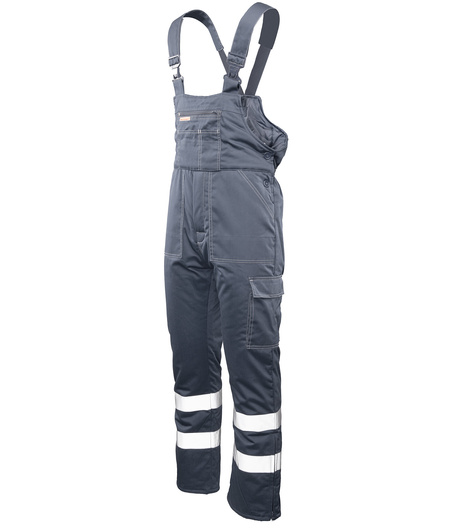 Spodnie ogrodniczki ocieplane odblaskowe BRIXTON SNOW