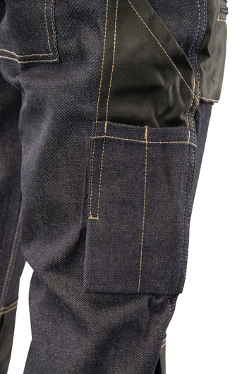 SPODNIE ROBOCZE DO PASA JEANS ROZCIĄGLIWE