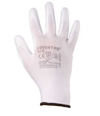 RĘKAWICE ROBOCZE COVENT PU BIEL