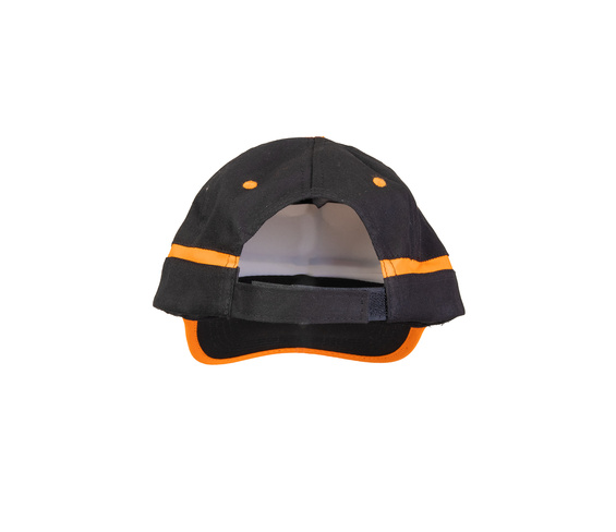 CZAPKA BASEBALL CZARNO-POMARAŃCZOWA