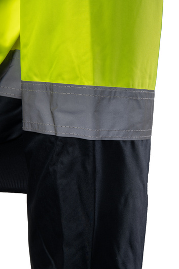 Kurtka ostrzegawcza odblaskowa bomber 2 w 1 BENEFIT HI VI