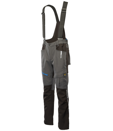 Spodnie ogrodniczki ocieplane softshell SEVEN KINGS TOPAZ