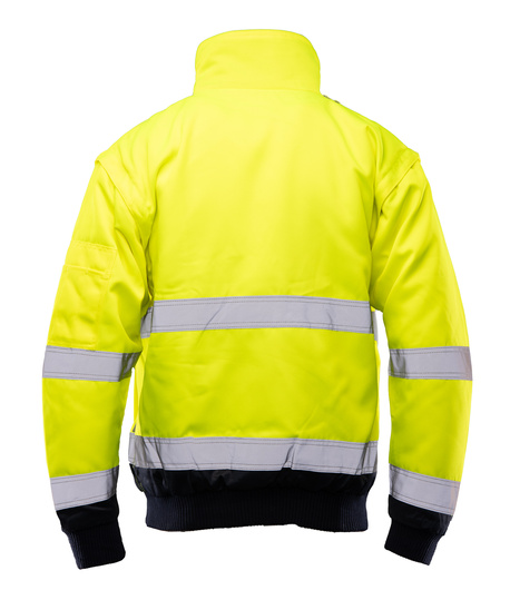 Kurtka ostrzegawcza odblaskowa bomber 3 w 1 BENEFIT HI VI