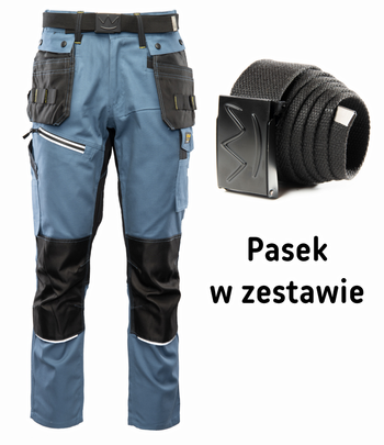 Spodnie robocze do pasa Seven Kings Pro niebieskie