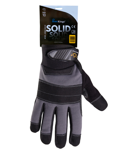 Rękawice robocze wzmacniane skórą SEVEN KINGS SOLID