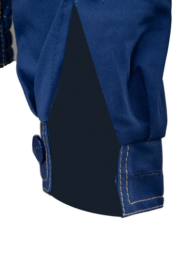 Bluza robocza klasyczna Brixton Classic odblaskowa niebieska