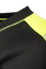 Bluza bez kaptura RIVAL odblaskowa czarny/żółty