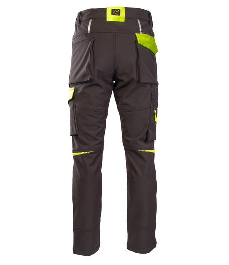 Spodnie robocze do pasa softshell ocieplane SEVEN KINGS RIVAL