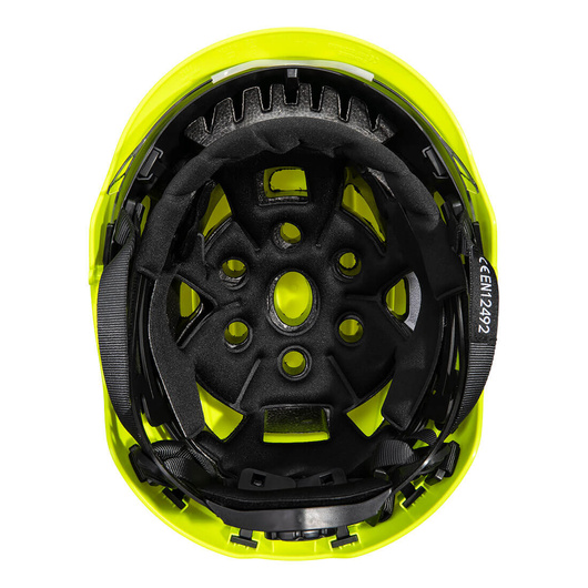 PS80 - Kask ze zintegrowaną wizjerką Żółty