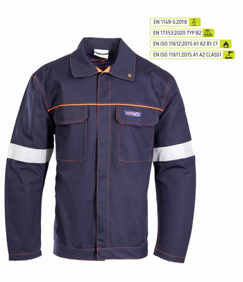 Bluza spawalnicza robocza odblaskowa