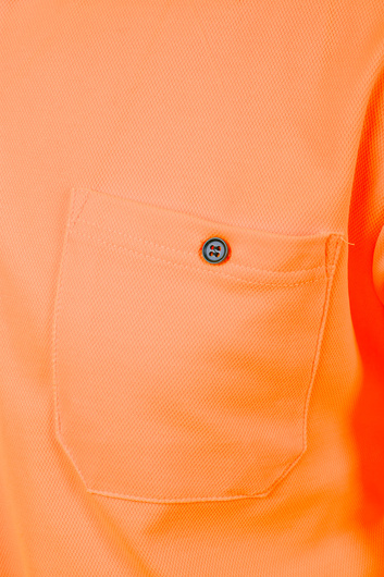 Koszulka polo BRIXTON FLASH ostrzegawcza pomarańcz
