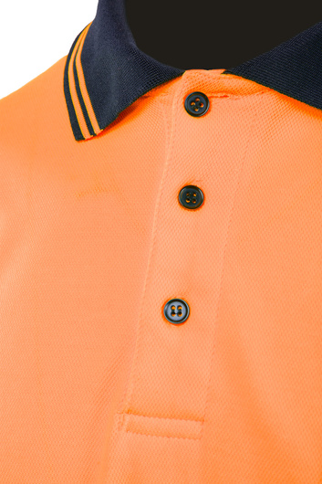 Koszulka polo BRIXTON FLASH ostrzegawcza pomarańcz