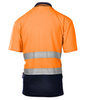 Koszulka polo BRIXTON FLASH ostrzegawcza pomarańcz