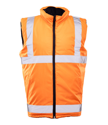 Bezrękawnik ocieplany odblaskowy dwustronny BENEFIT MARINO