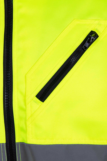Kurtka ostrzegawcza odblaskowa bomber 3 w 1 BENEFIT HI VI