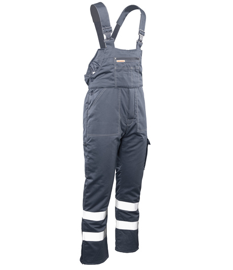 Spodnie ogrodniczki ocieplane odblaskowe BRIXTON SNOW