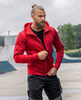 Bluza z kapturem ARDON®3DBreathe melange - czerwony