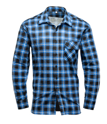 Koszula flanelowa BONO niebieska