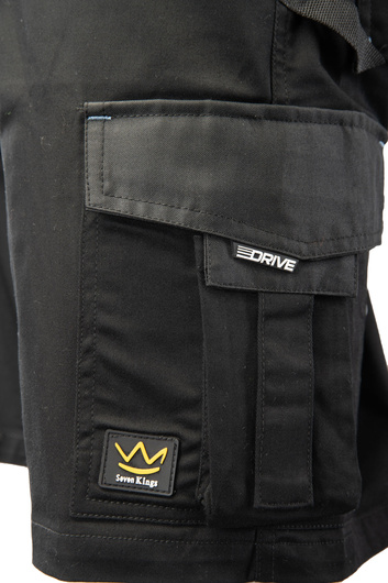 Spodenki robocze Seven Kings czarne Drive
