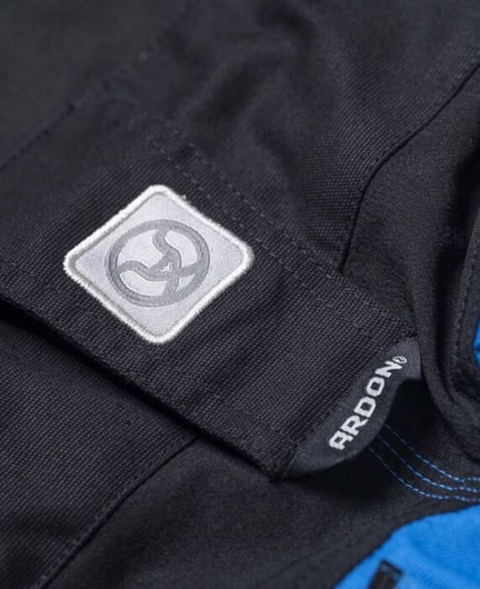 Spodnie ogrodniczki Ardon 4Xstretch - niebieski