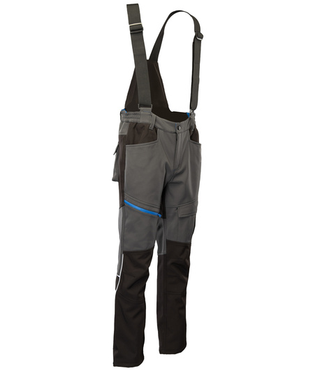 Spodnie ogrodniczki ocieplane softshell SEVEN KINGS TOPAZ