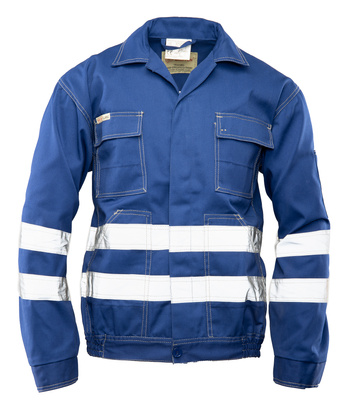 Bluza robocza klasyczna Brixton Classic odblaskowa niebieska