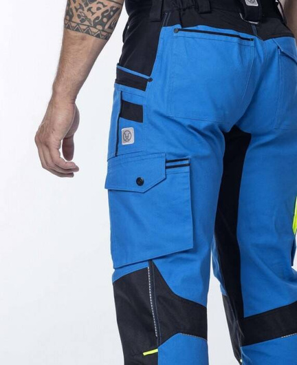 Spodnie ogrodniczki Ardon 4Xstretch - niebieski