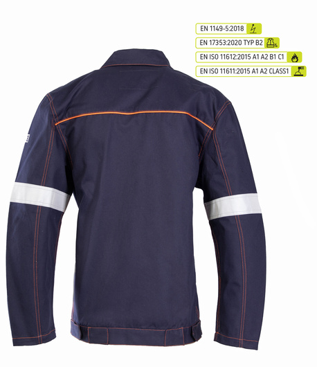 Bluza spawalnicza robocza odblaskowa