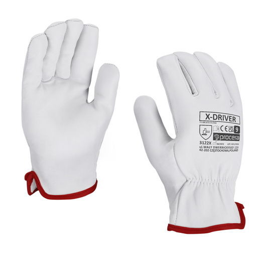RĘKAWICE ROBOCZE CAŁOSKÓRZANE X-DRIVER