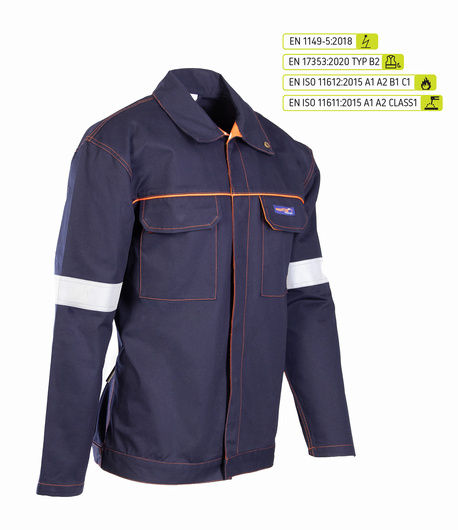 Bluza spawalnicza robocza odblaskowa