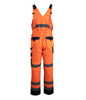 Spodnie robocze ogrodniczki Brixton odblaskowe 