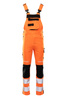SPODNIE ROBOCZE OGRODNICZKI OSTRZEGAWCZE FLASH