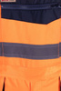 Spodnie robocze ogrodniczki Brixton odblaskowe 